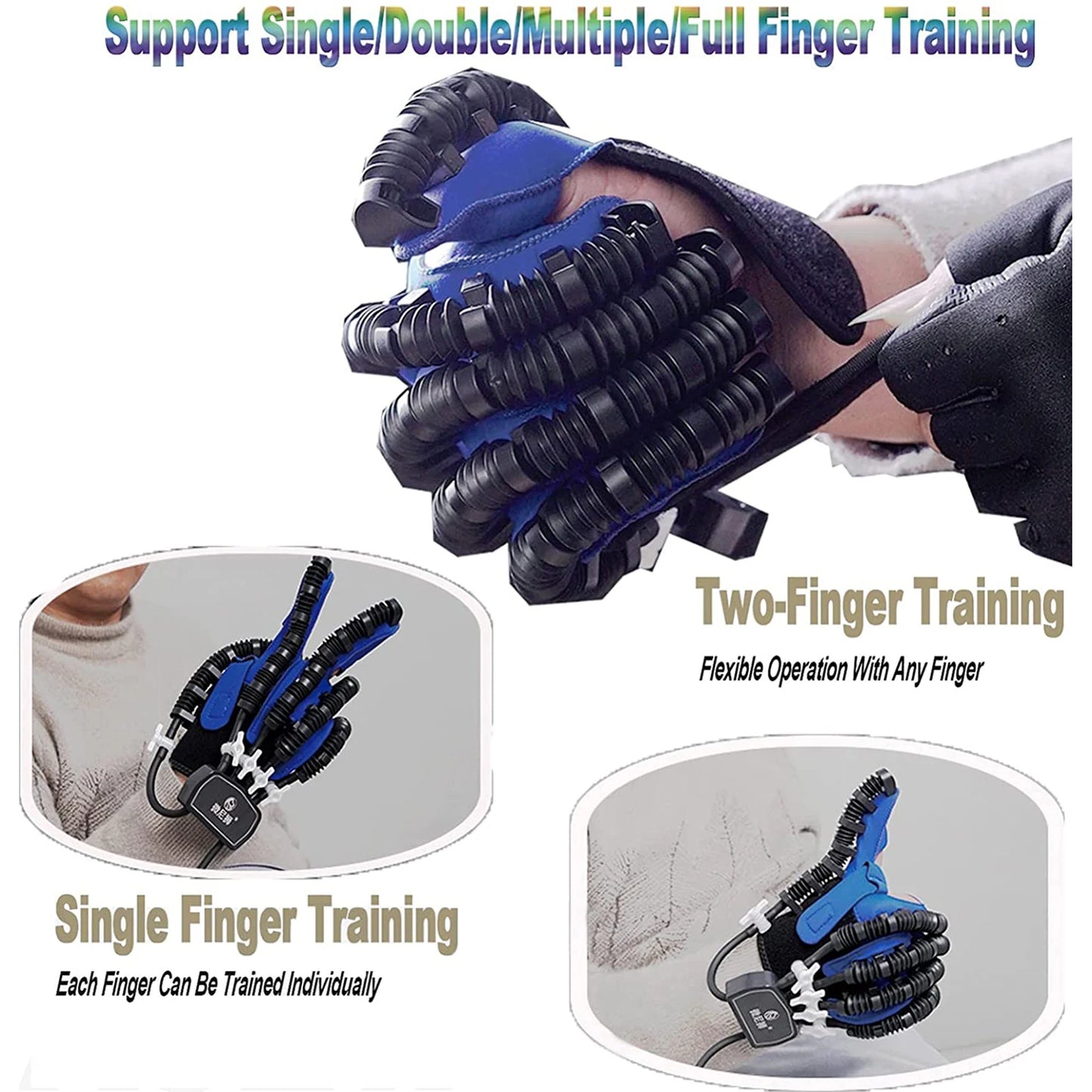 New Technology Physical Therapy Equipment Finger Exerciser Flexibility Training Hand Stroke Robotic Rehabilitation Robot Gloves