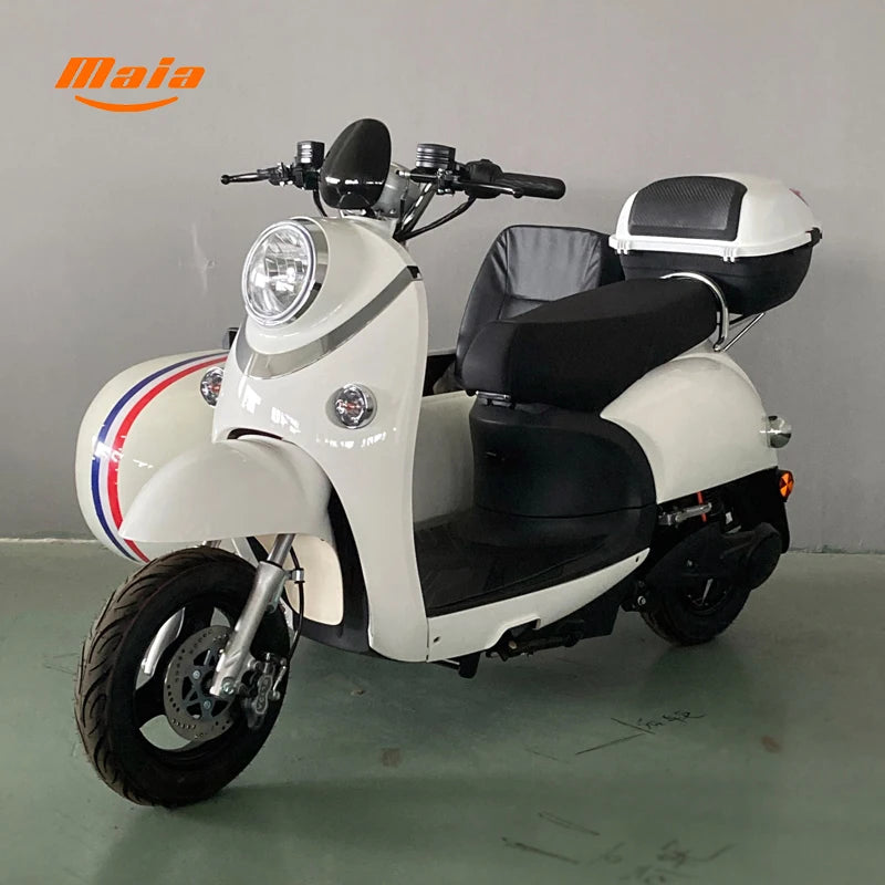 Factory hot selling cheap Electric trike Adult Halley Scooter 3 Wheel Electric tricycle With Sidecar