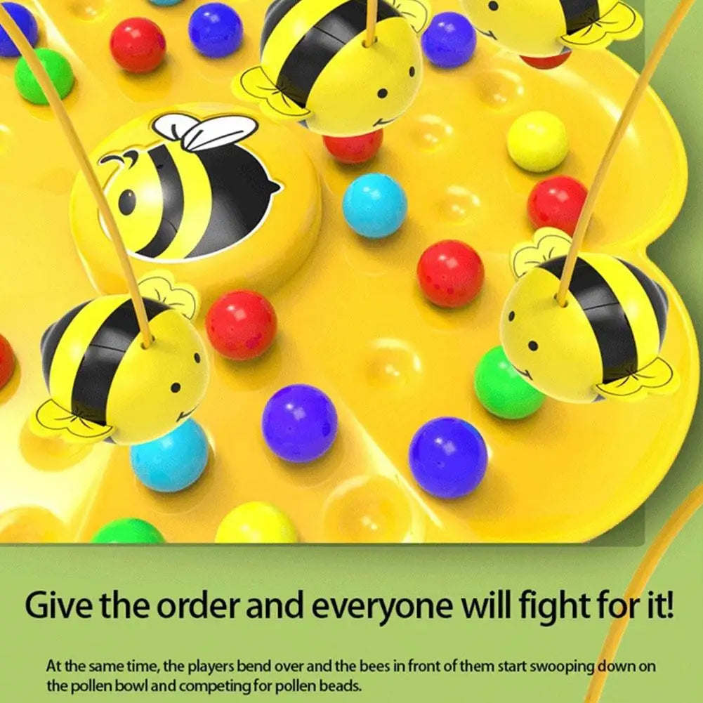 Little Bumblebee Board Game Puzzle Fishing Toy Interactive Educational Toys For Kids Christmas Gift Family Multi-functional Game