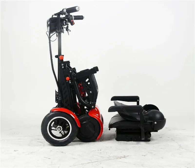 10-Inch Electric Scooter Promotion Elderly 36V250W Dual Motor Foldable Mobility Scooters 4 Wheels With Large Armrest Max Speed18