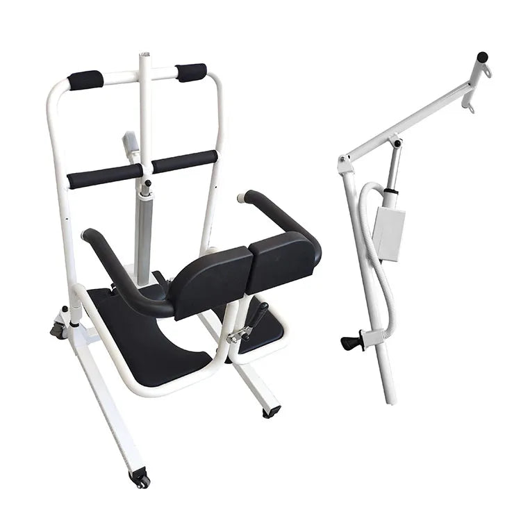 Senyang medical wheel toilet hydraulic lift chair move nursing patient transfer commode chair