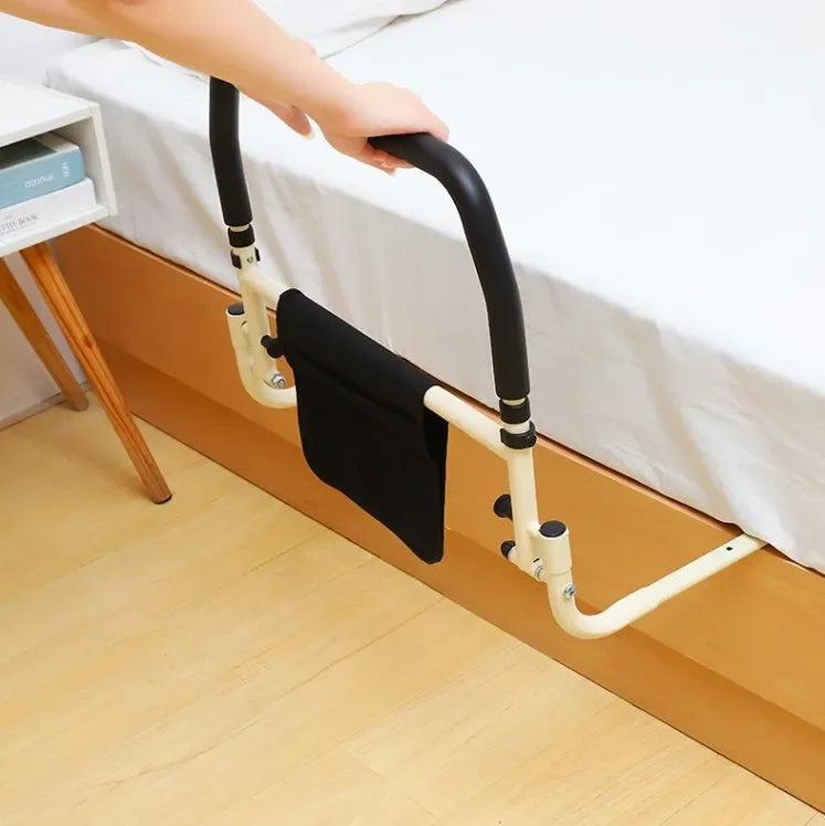 Hospital Disabled Steel Folding Home Bed Side Handrail Safety Bed Assist Rails For Elderly