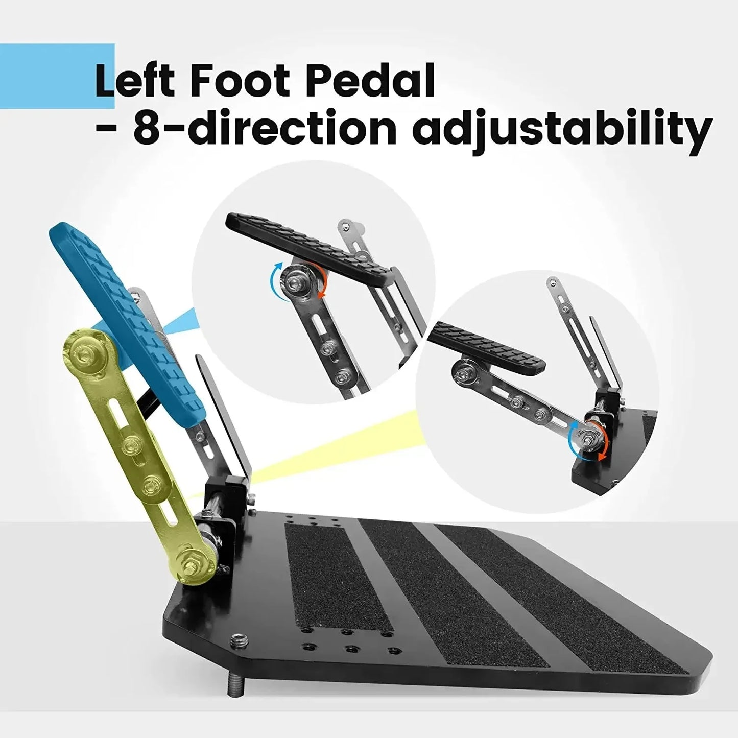 Portable Left Foot Accelerator Gas Pedal LFGP Drive Assist for Handicap Disabled Injured Stroke Drivers