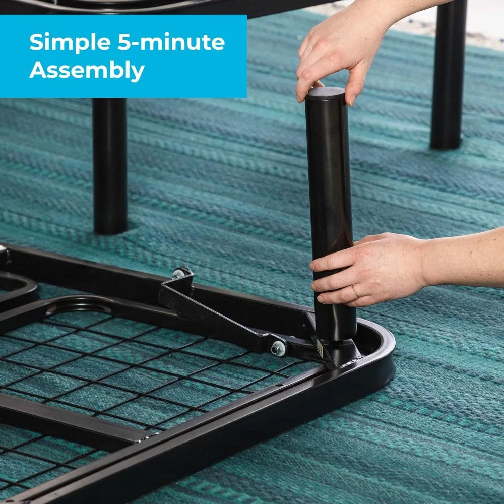 Adjustable Bed Frame - Independent Head and Foot Incline - Powerful Quiet Motor - Easy Tool Free Assembly