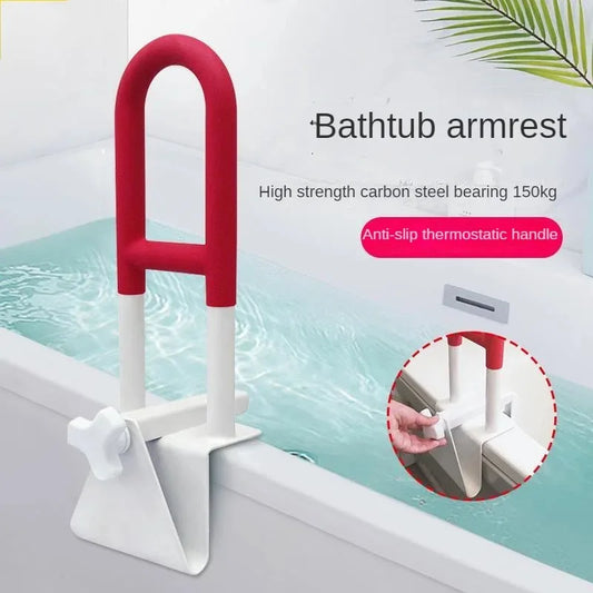 No Punching Pregnant Women Bathtub Handle Toilet Anti-skid Elderly Shower And Bath Handle Disabled Safety Rails Home Improvement