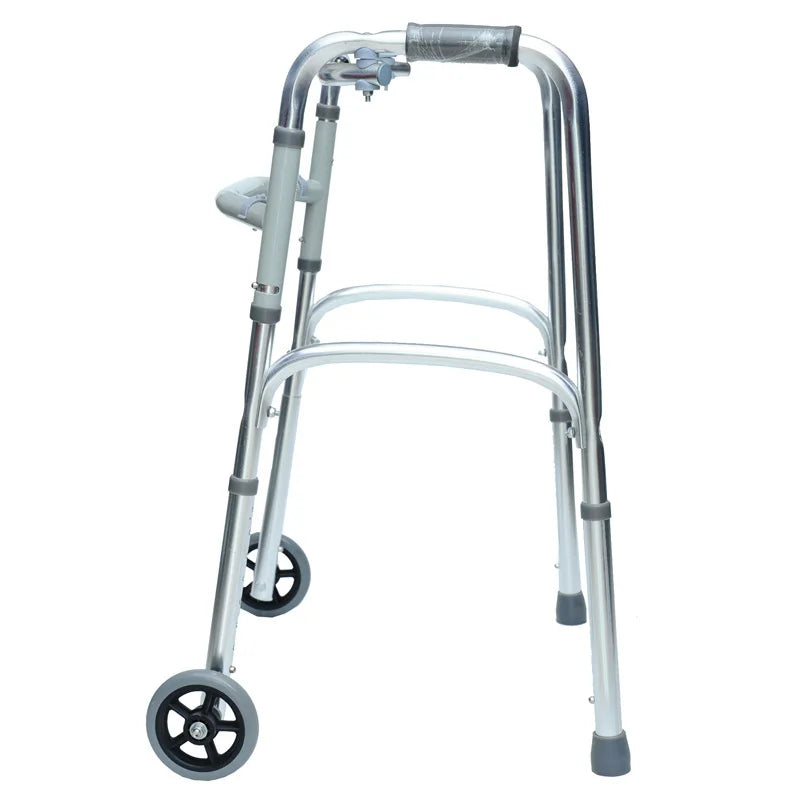 Walker Handicapped Cane Walking Aid Rehabilitation Training Equipment Twisting High Quality Aluminum Alloy Collapsible Armrest