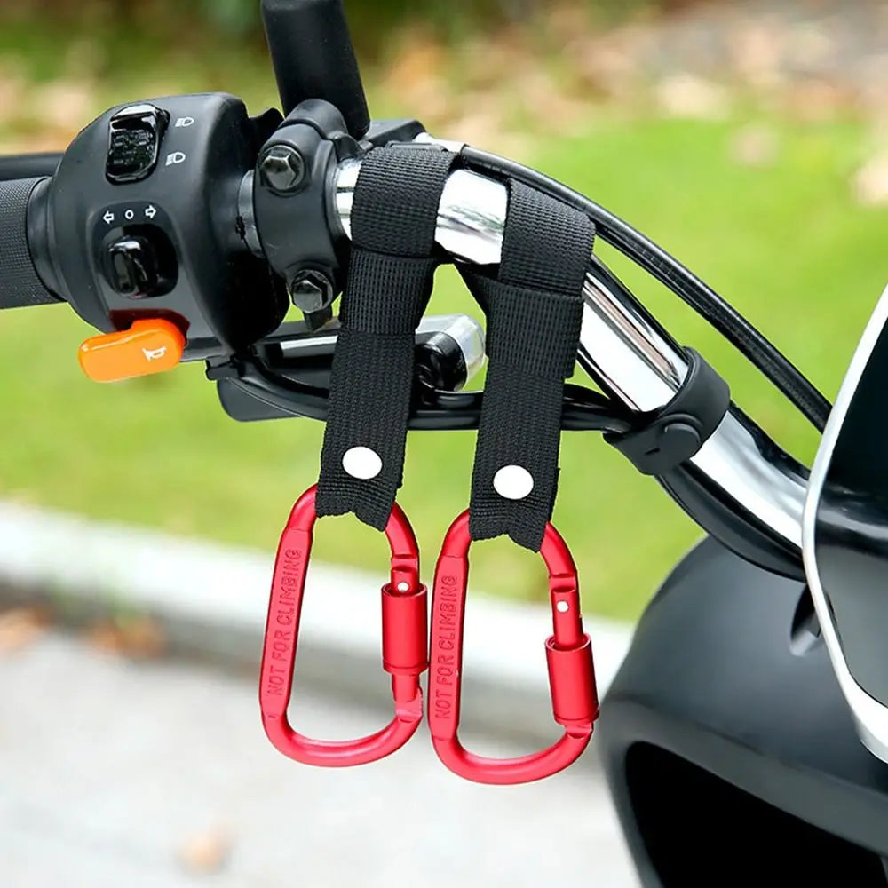 Aluminum Alloy Baby Stroller Hanger Multi Purpose Carabiners Hanging Wheelchair Stroller Handlebar Hooks Baby Cart Accessories